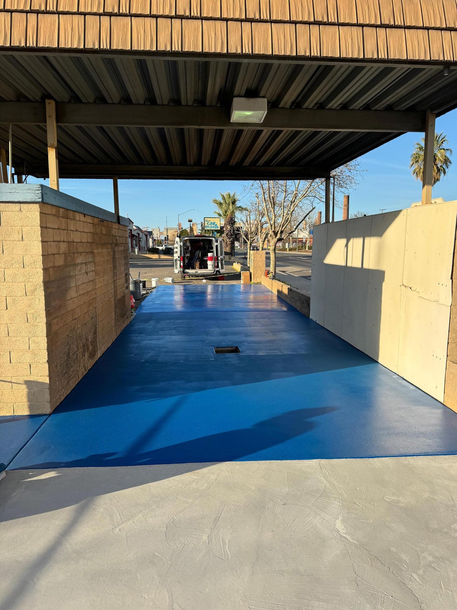 Car Wash Concrete Construction